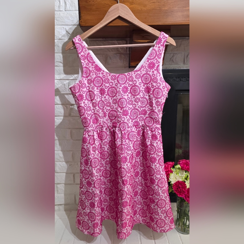 Francesca's Miami Bright Pink Midi Dress - MEDIUM_EXCELLENT CONDITION!